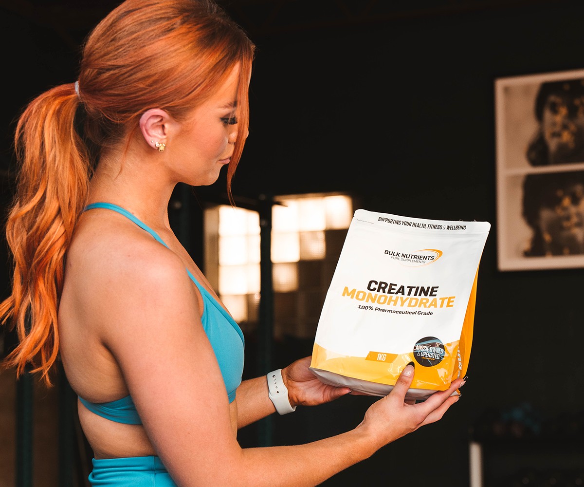 Bulk Nutrients Ambassador Emily Westgarth with Creatine Monohydrate