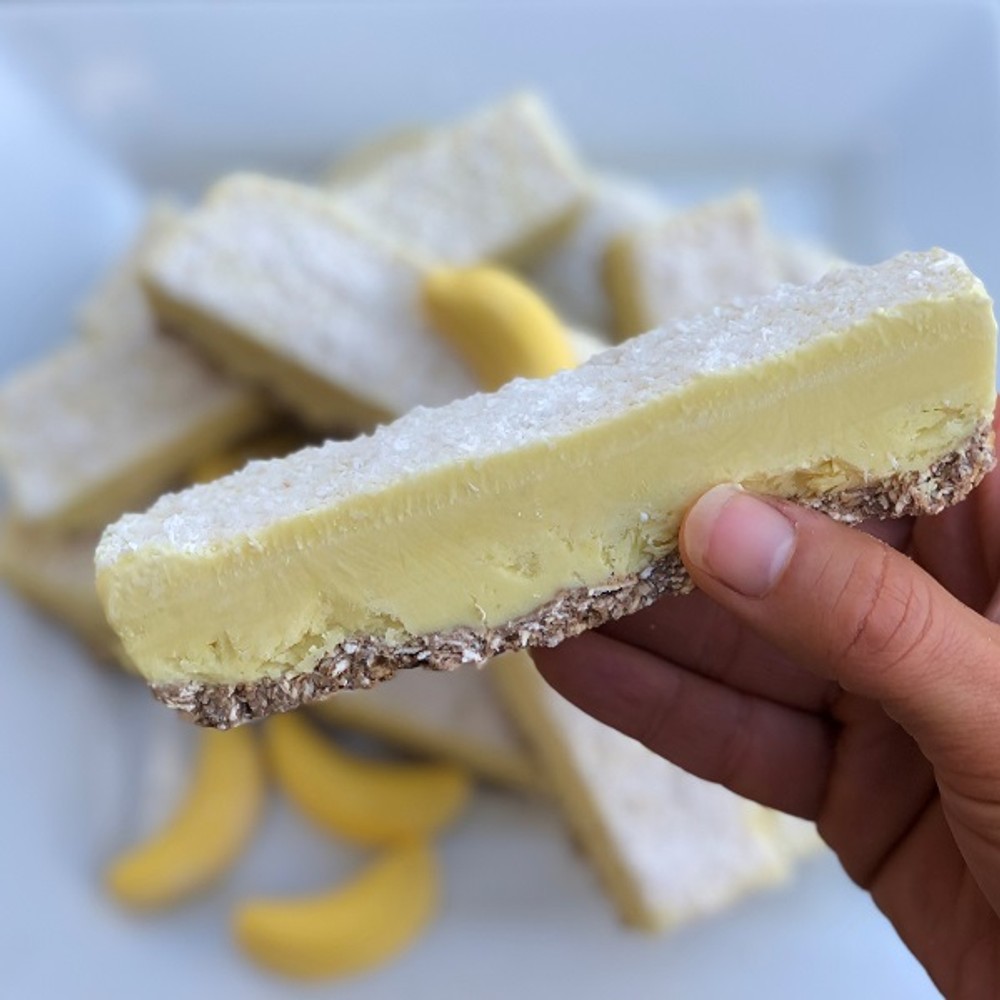 Collagen Banana Paddle Pop Slice | Bulk Nutrients Recipe