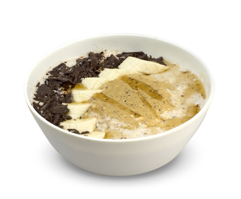 Creamy Banana Oats - a high protein festive recipe