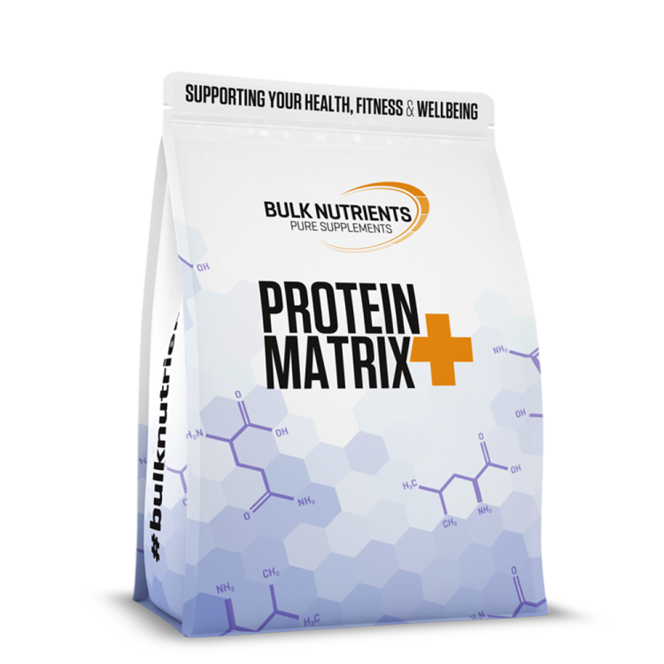 Bulk Nutrients' Protein Matrix+ exceptionally creamy and easily digested high quality protein blend