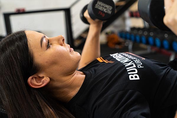 Train your chest can naturally give your boobs a boost by building the muscle behind them!
