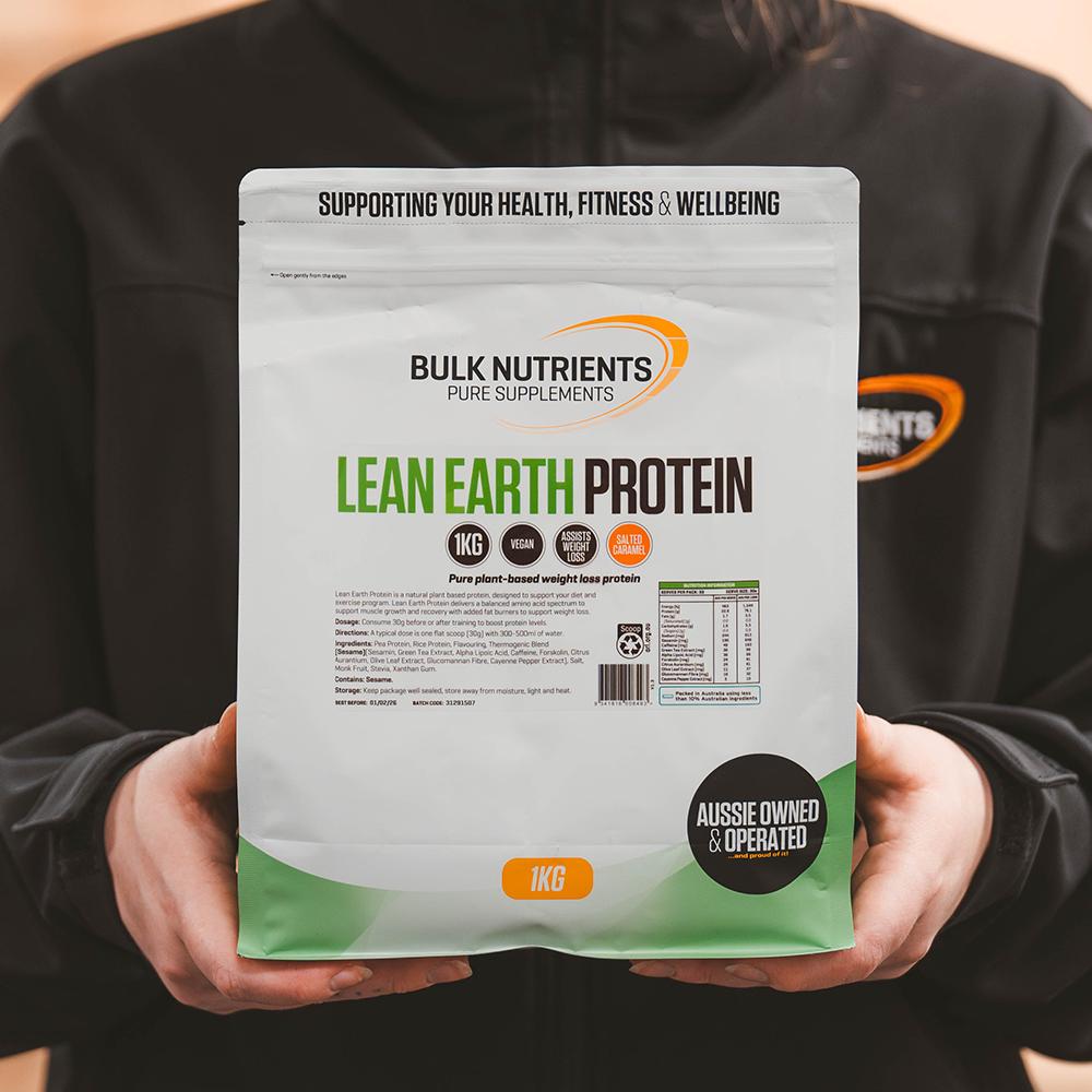 Lean Earth Protein is a plant-based protein powder designed to help you meet your training and fitness goals, as well as maintain a healthy weight.