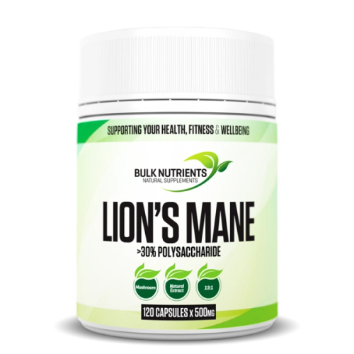 Lion's Mane Capsules - 13:1 Extract - 30% Polysaccharides - Bulk Nutrients