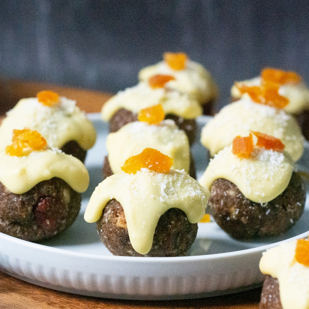 Bulk Nutrients' High Protein Fruit Mince Pie Balls
