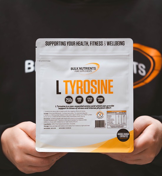 Bulk Nutrients' L Tyrosine can also assist in reducing body fat, and can be used as an appetite suppressant when dieting.