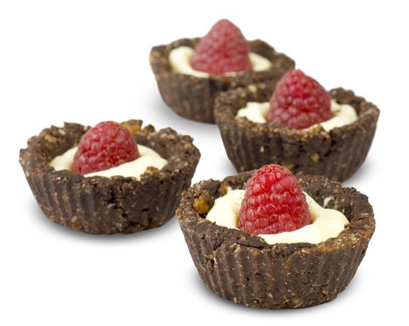 Valentine's Day Raspberry Fudge Cups recipe from Bulk Nutrients