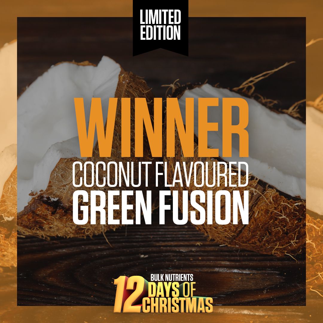 Bulk Nutrients' 12 Days of Christmas 2020 Winners: Green Fusion in Coconut
