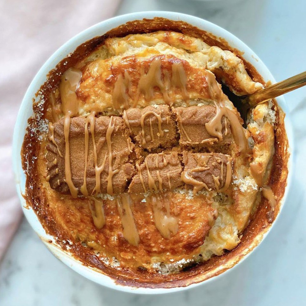High Protein Baked Biscoff Oats Recipe - Bulk Nutrients