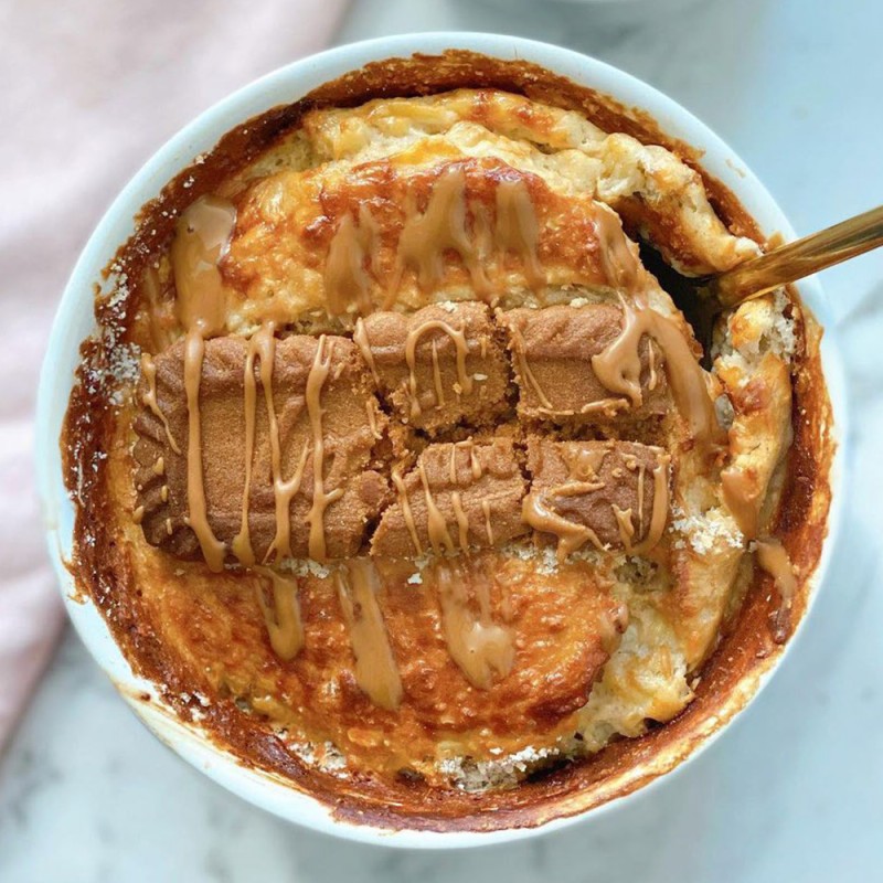Bulk Nutrients - Recipe - Baked Biscoff Oats PM+
