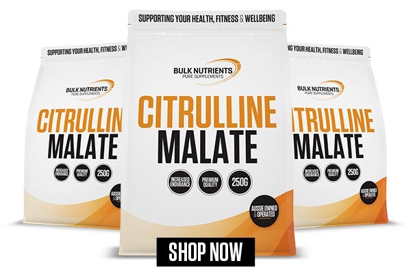Fight muscle soreness with Bulk Nutrients' Citrulline Malate.