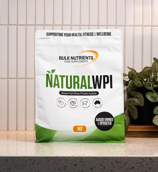 Bulk Nutrients' Natural Whey Protein Isolate one of the cleanest and purest whey protein options available
