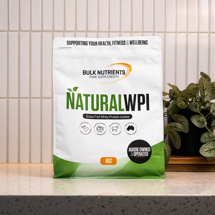 Bulk Nutrients' Natural Whey Protein Isolate one of the cleanest and purest whey protein options available