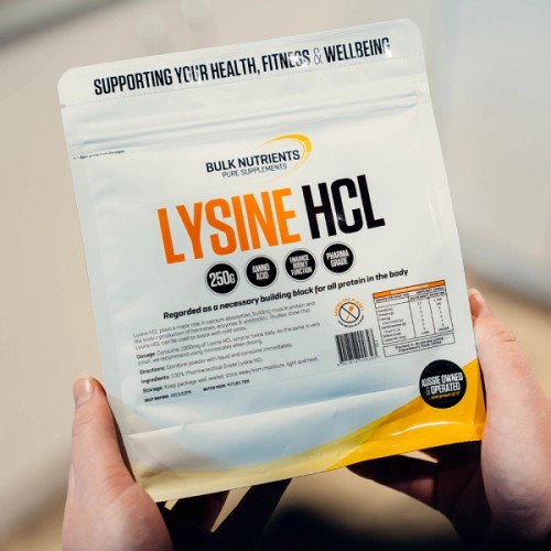 Bulk Nutrients' L-Lysine HCL is regarded as a necessary building block for all protein in the body.Bulk Nutrients' L-Lysine HCL is regarded as a necessary building block for all protein in the body.