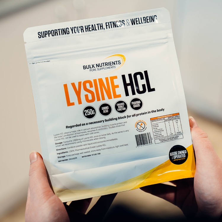 Bulk Nutrients' L-Lysine HCL is regarded as a necessary building block for all protein in the body.Bulk Nutrients' L-Lysine HCL is regarded as a necessary building block for all protein in the body.