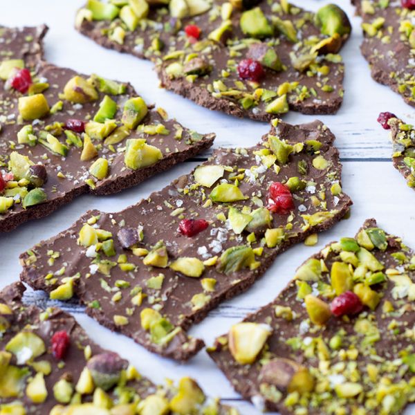 High Protein Pistachio and Dark Chocolate Protein Shards recipe from Bulk Nutrients