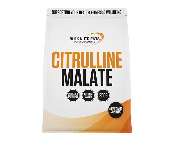 Bulk nutrients Citrulline Malate: “Science: Citrulline Malate will help with muscle performance.”