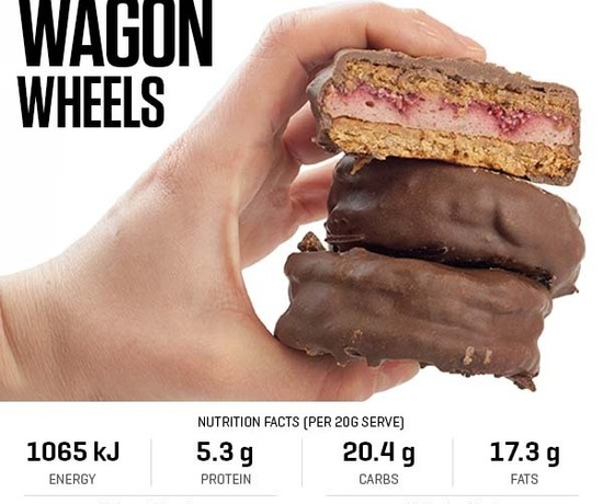 Protein Wagon Wheels recipe from Bulk Nutrients