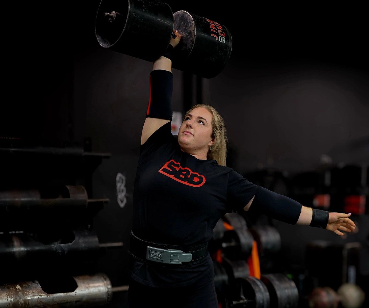 BN Ambassador Katie Blunden overhead lift