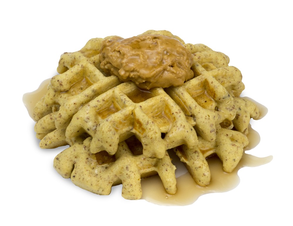 12 Days of Christmas - Peanut Butter Waffle recipe from Bulk Nutrients
