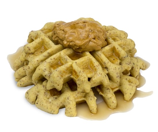 12 Days of Christmas - Peanut Butter Waffle recipe from Bulk Nutrients