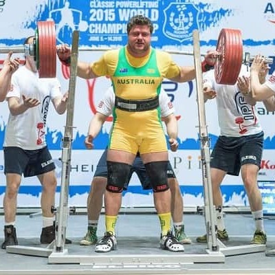 A squat session with Dave Napper