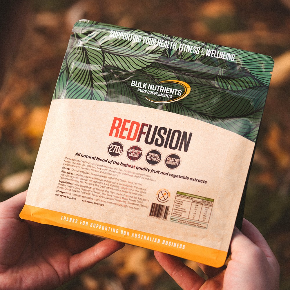 Our Red Fusion is packed with healthy goodies to help you get to and stay at your best.