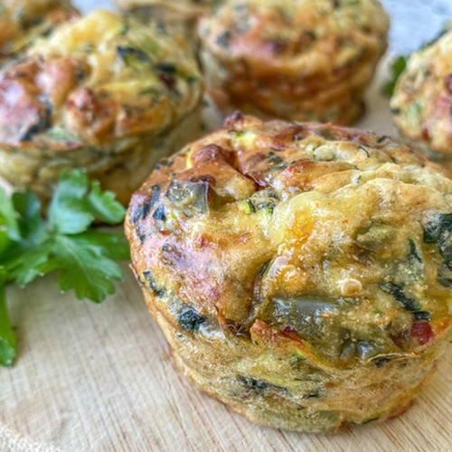 High Protein Savoury Muffins