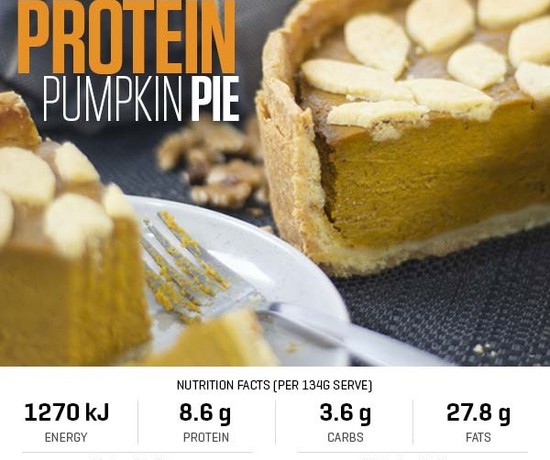 High Protein Pumpkin Pie recipe from Bulk Nutrients