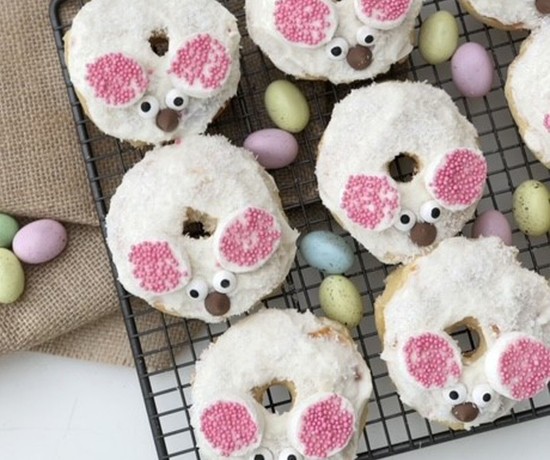 Fluffy Bunny Protein Donuts