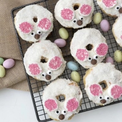 Fluffy Bunny Protein Donuts