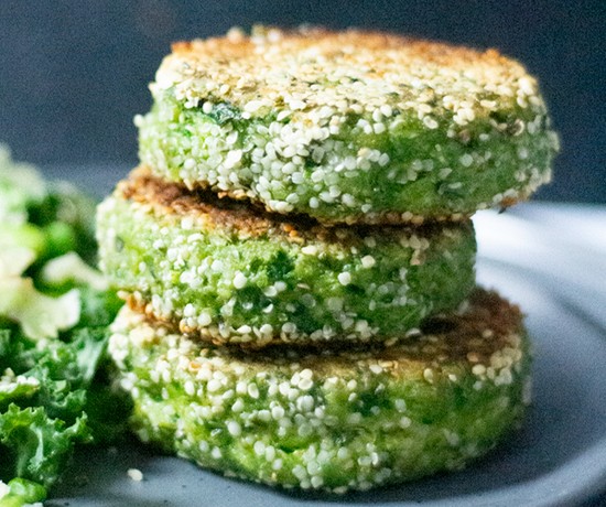 High Protein Easy Meal Prep Spinach Patties recipe from Bulk Nutrients