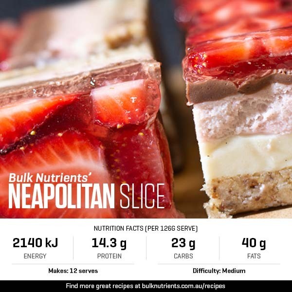 Neapolitan Slice recipe from Bulk Nutrients