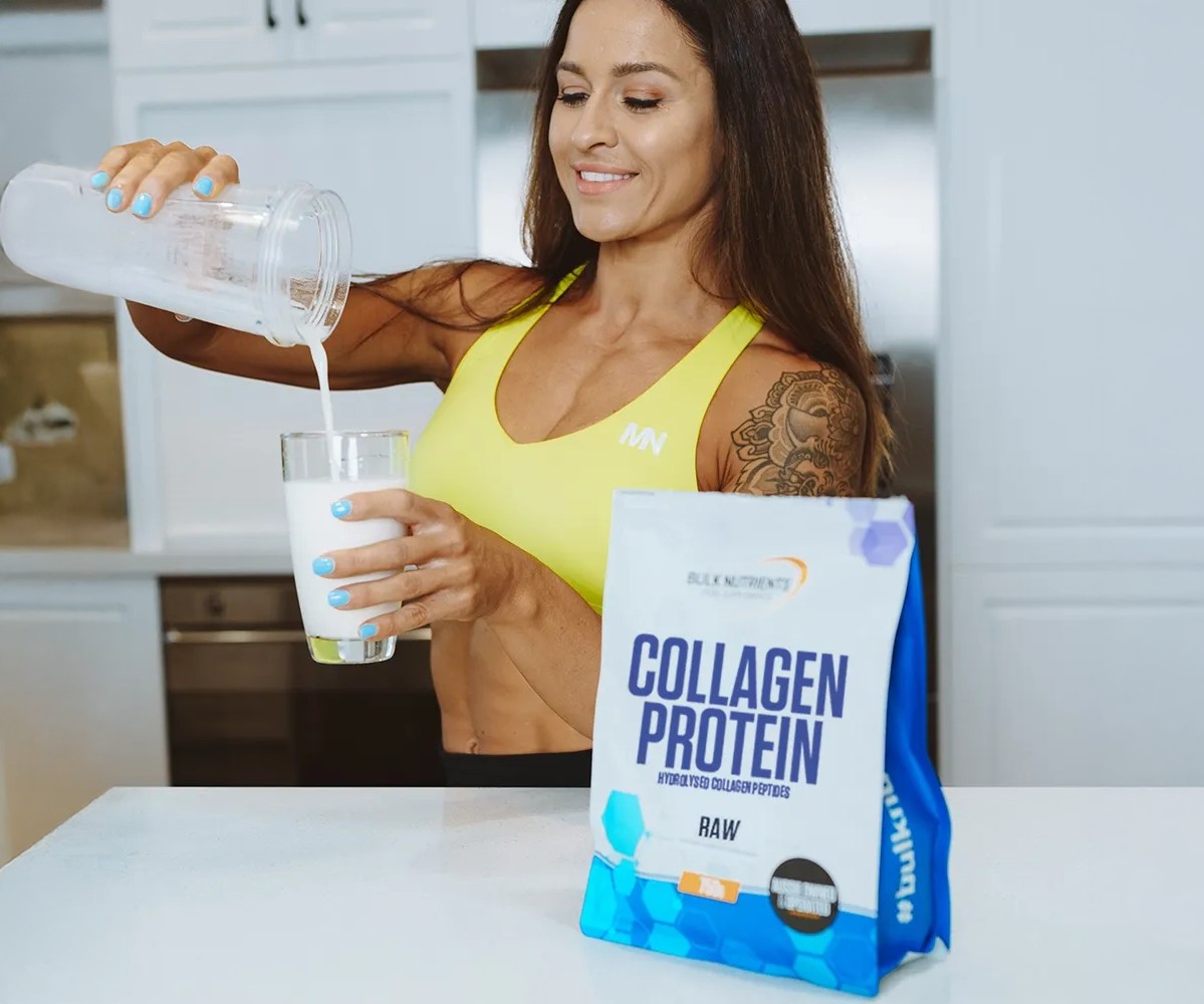Bulk Nutrients Ambassador Tammie Sarkozy with Collagen Protein