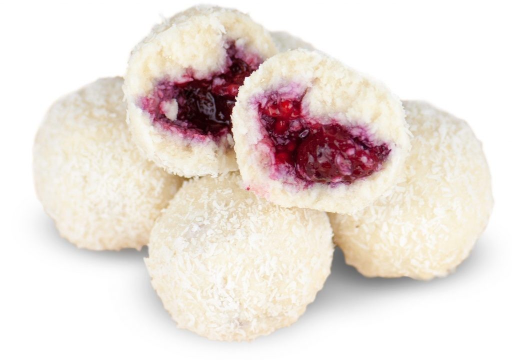 Protein Coconut Berry Bites recipe from Bulk Nutrients 