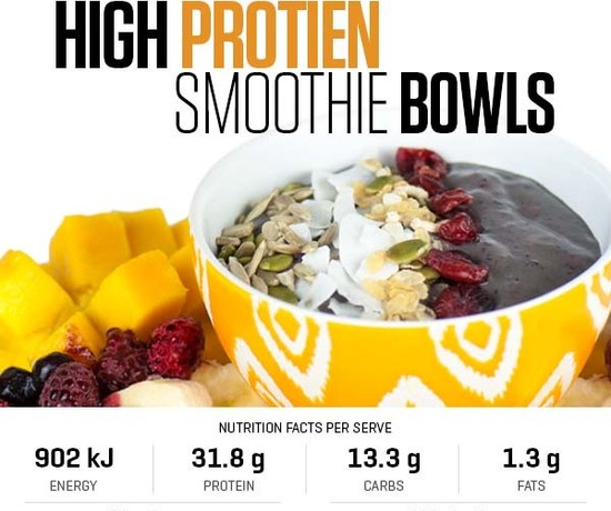 Smoothie Bowls recipe from Bulk Nutrients