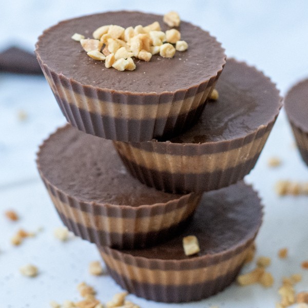 High Protein Chocolate and Peanut Butter Fudge recipe from Bulk Nutrients
