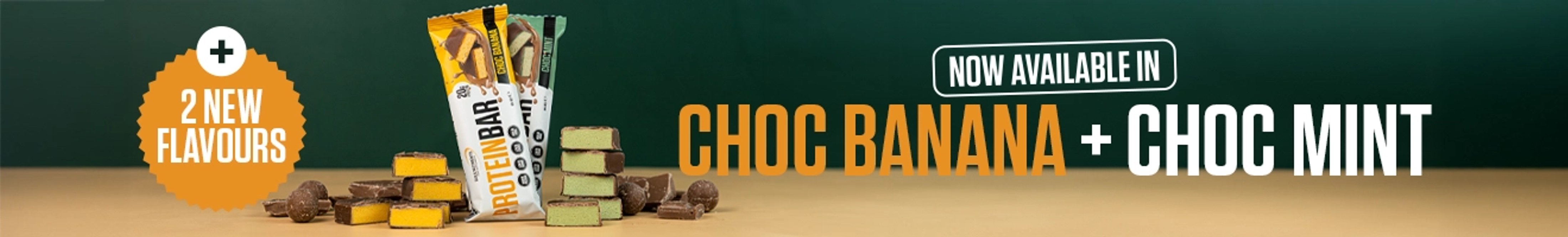 Now availble in Choc Banana and Choc Mint