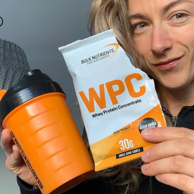 Bulk Nutrients' Whey Protein Concentrate Sample Pack - photo courtesy of @ellamartyn