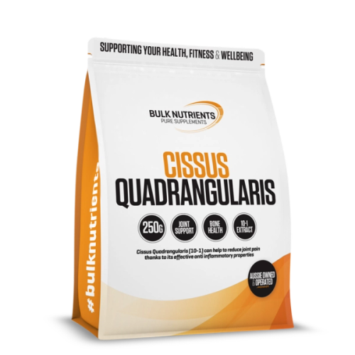 Bulk Nutrients' Cissus Quadrangularis (10-1) can help to reduce joint pain thanks to its effective anti inflammatory properties