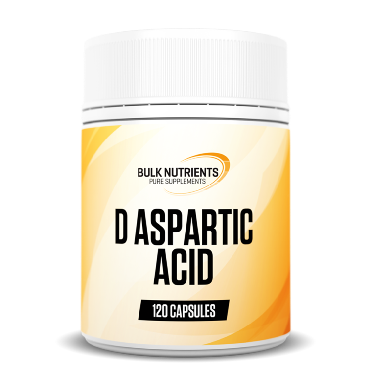 Bulk Nutrients' D Aspartic Acid Capsules remove the unpleasant taste of the raw powder
