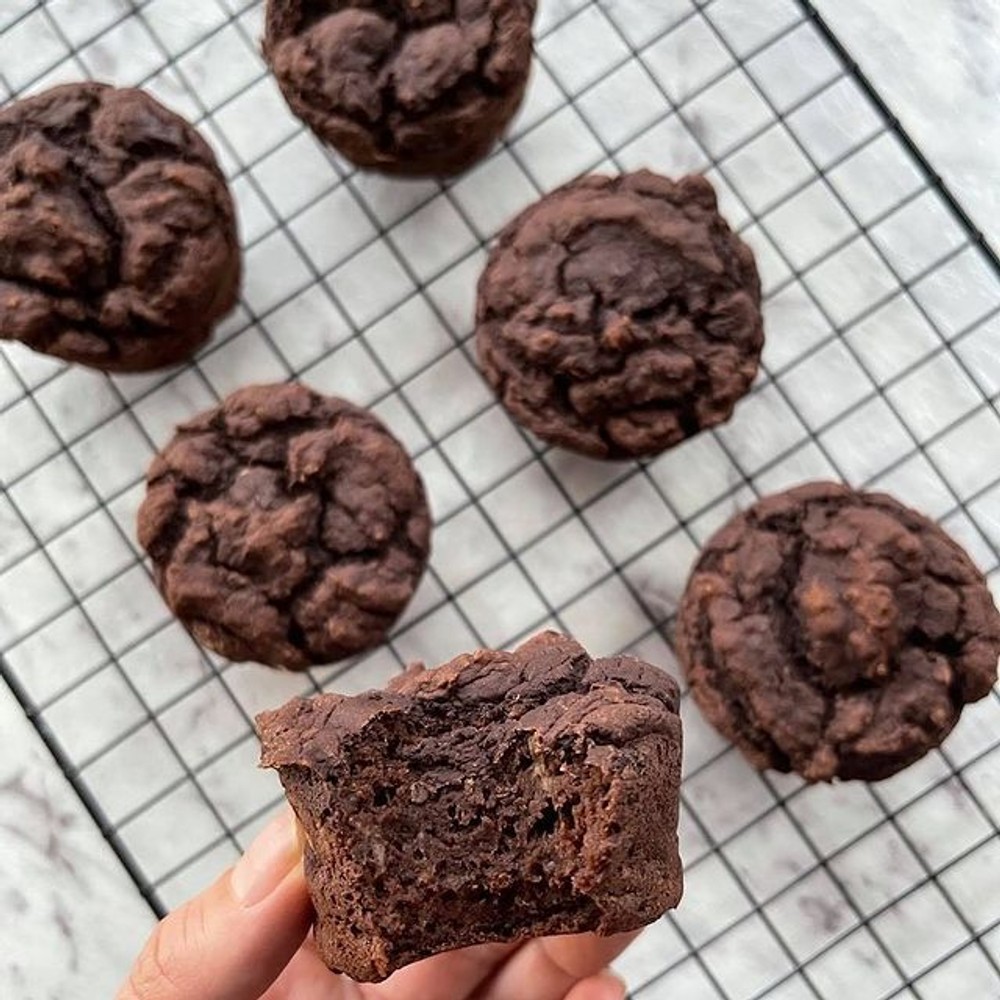 Plant Based Choc Brownie Muffins | Bulk Nutrients Recipe