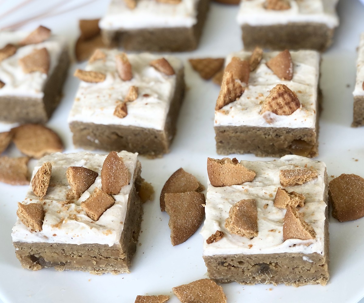 Gingerbread Cookie Dough Cake