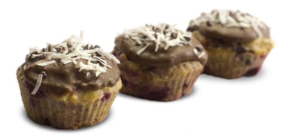 Chocolate Chip Raspberry Cupcakes recipe from Bulk Nutrients