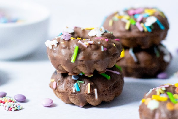 High Protein Chocolate Mini Doughnuts