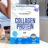 Bulk Nutrients' Collagen Protein Powder provides over 20g of protein per serve.