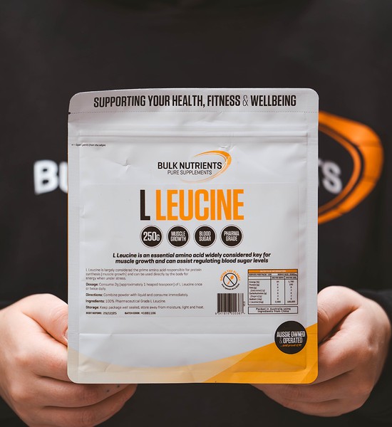 Bulk Nutrients' L-Leucine Powder is an essential amino acid widely considered key for muscle growth