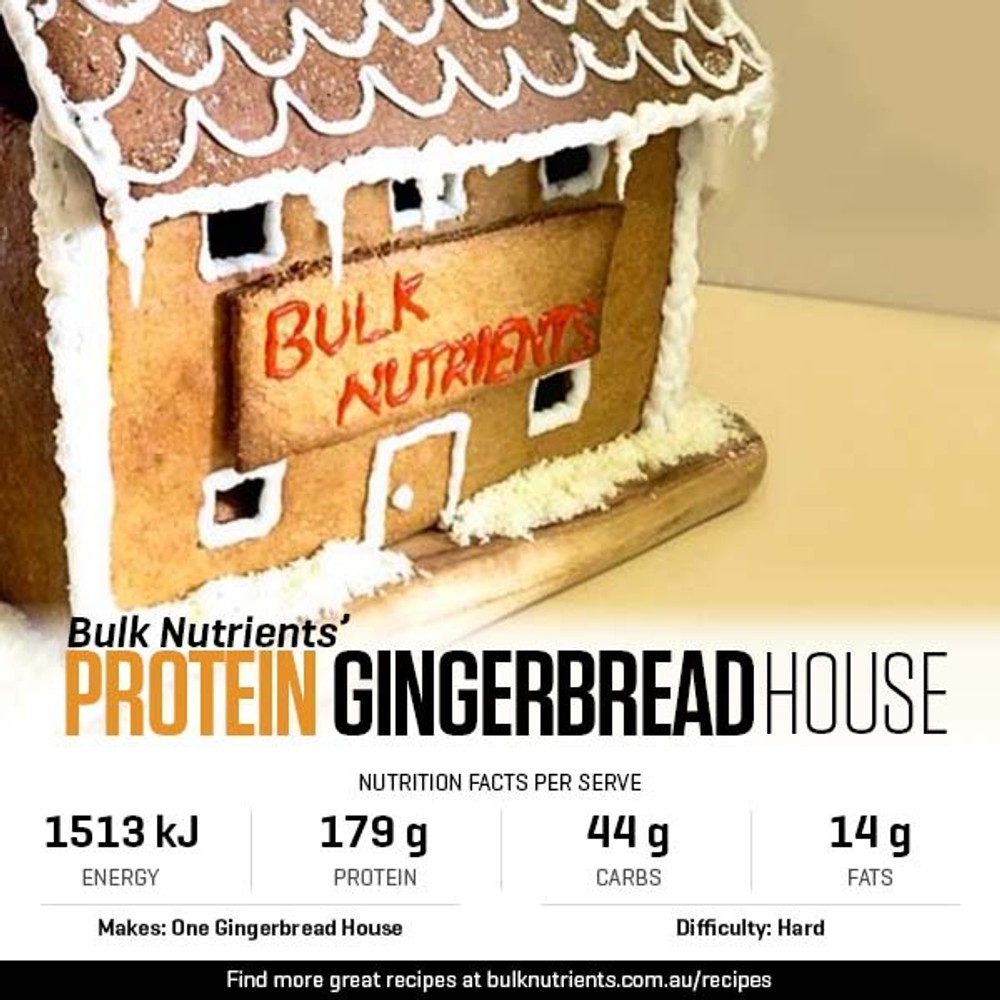 Protein Gingerbread House Recipe | Bulk Nutrients Recipe