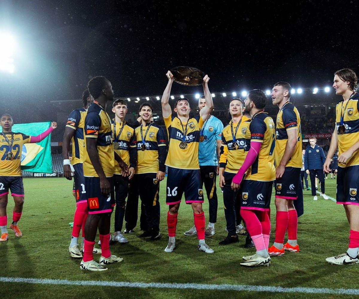 Central Coast Mariners Premiers 2023-24 Season with Trophy