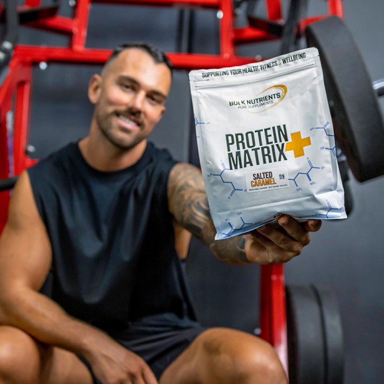 Looking for a protein blend that is both creamy and easy to digest? Try Bulk Nutrients' Protein Matrix+ for a high-quality and delicious option. Rocky Road Flavour.