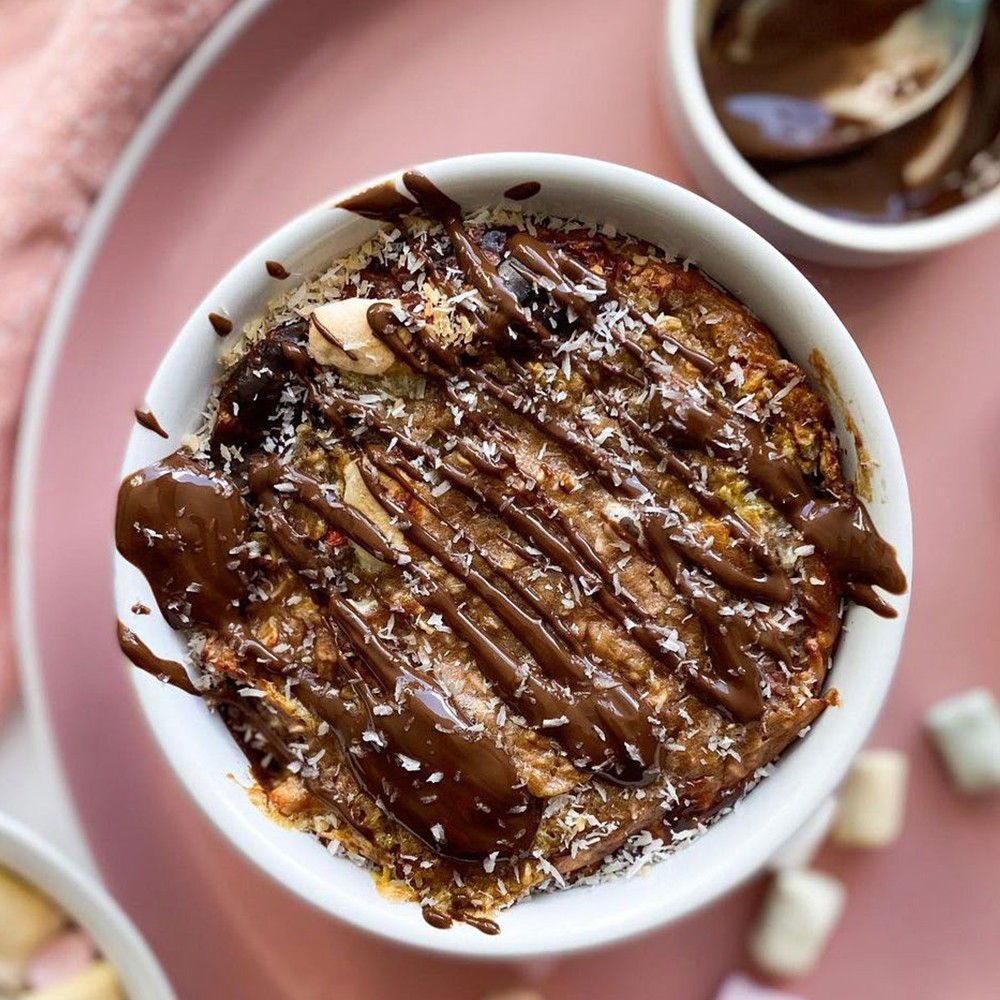 Bulk Nutrients - Recipe - Rocky Road Baked Oats PM+